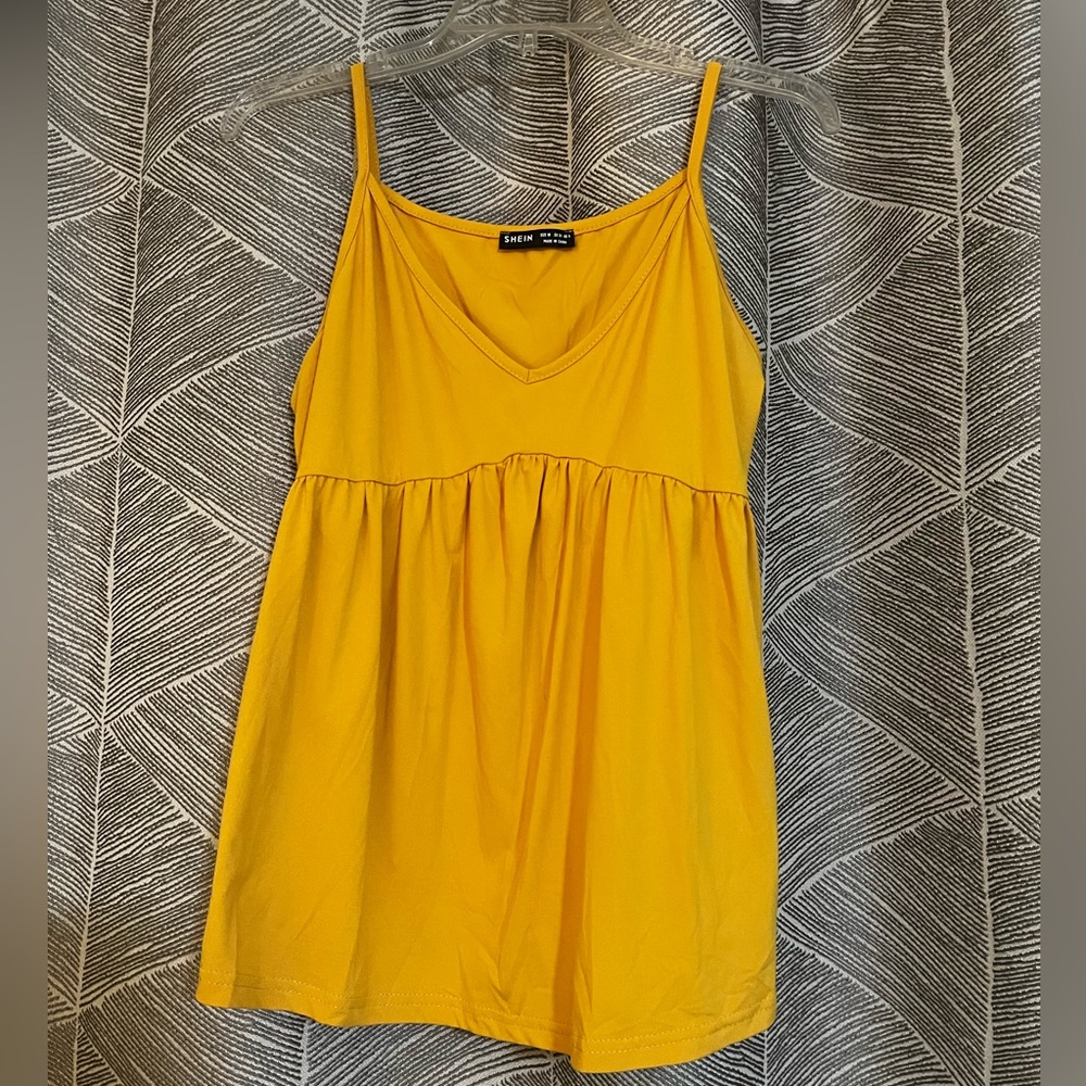 💙 Yellow baby doll top